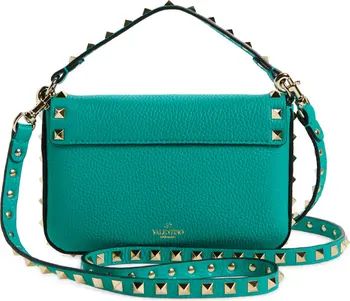 Valentino Garavani Rockstud Leather Crossbody Pouch | Nordstrom | Nordstrom