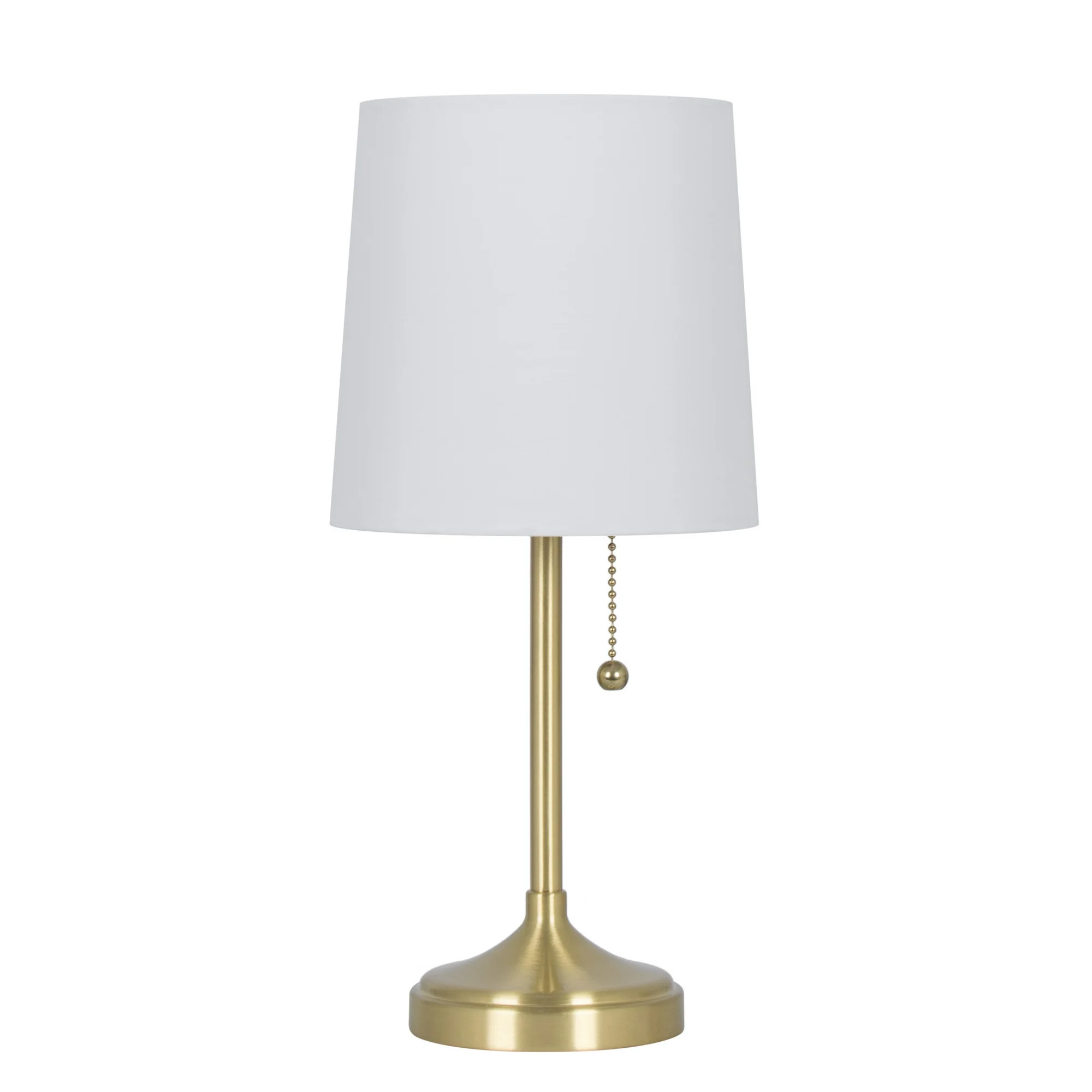 Mainstays Mini Gold Stick Table Lamp, 13.5" H | Walmart (US)