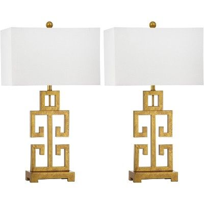 Greek Key Table Lamp (Set of 2)  - Safavieh | Target