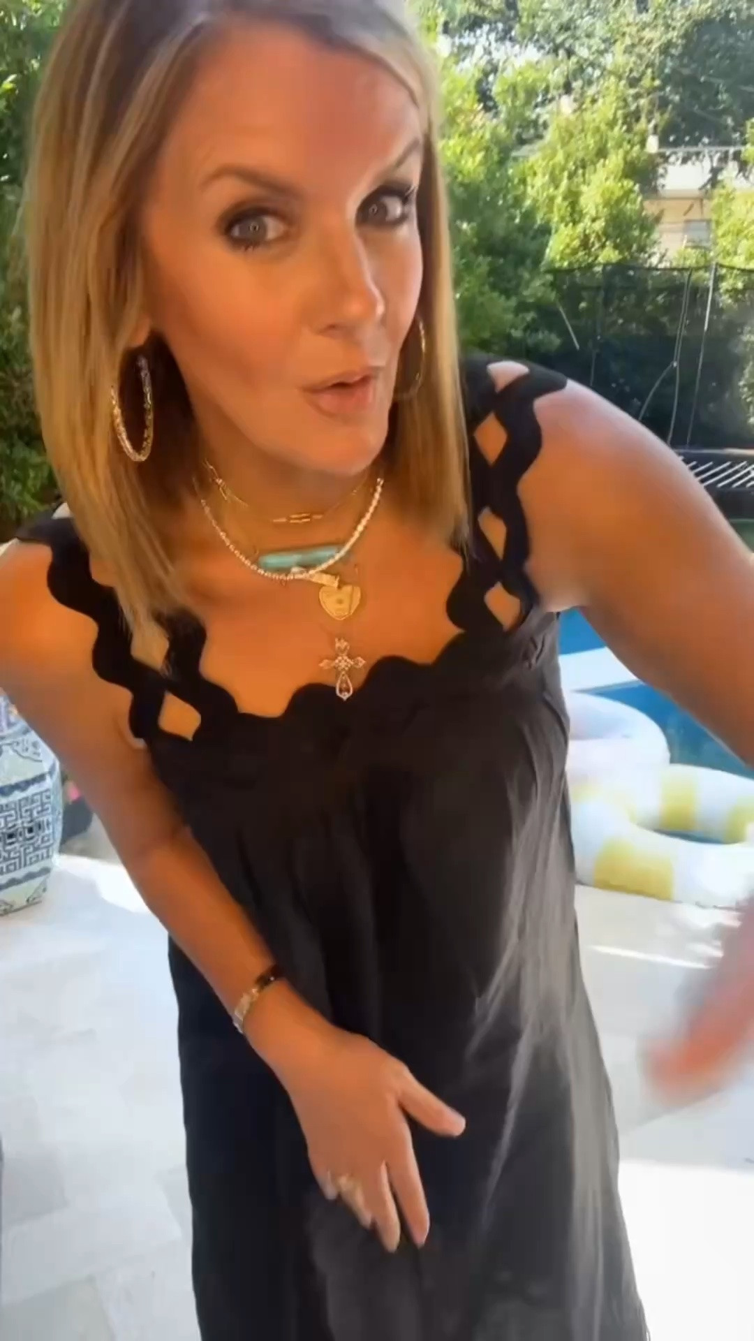 The dress I’ve been stalking for a year is back in stock! They haven't had my size in black for over a year! Wahoo! I love the cut, the square neck, and the "non-thinking" part of it! Give me a dress all day long! 

Much to my surprise, it actually comes in other colors so I grabbed two! 

I’ll be wearing these all Summer so don't judge if you see it over and over❤️