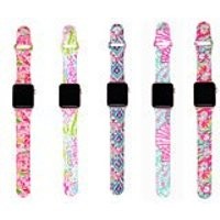 Lilly Inspired Apple Watch Band 38mm Women, Silicone Apple Watch Strap, Silicone iWatch Band, iWatch Strap 40mm | Etsy (US)