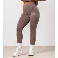 Women's Light Brown Embroidered Logo Leggings Gym King New Look | New Look (UK)