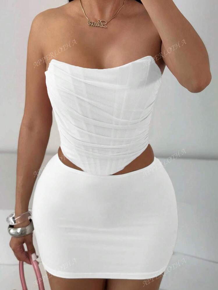 Apperloth A Women Mesh Sexy Body Shaping Camisole Tank Top Sexy Music Festival | SHEIN