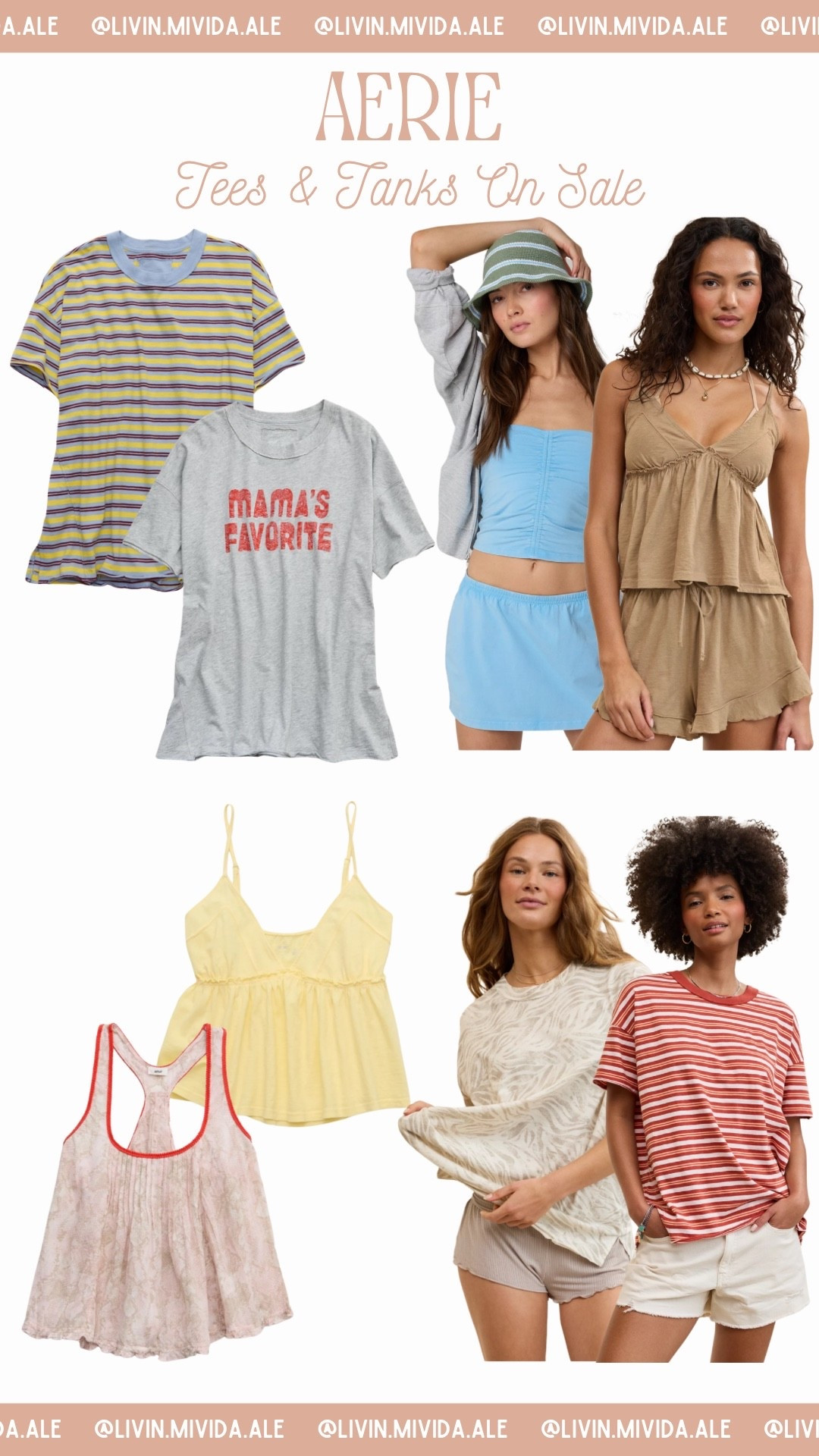 Tees & tanks on sale 🫶🏼

#aerie #women #summer

#LTKSeasonal #LTKootd #LTKTravel