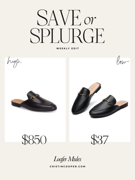 Save or Splurge 

Loafer Mules

Cristincooper.Com 

#LTKstyletip #LTKshoecrush