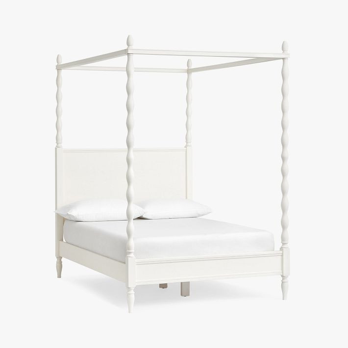 Bobbin Canopy Bed | Pottery Barn Teen