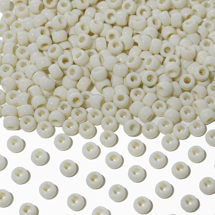 1000Pcs Multi-Colored Plastic Pony Beads Bulk for Craft,6 * 9mm Assorted Colors Hair Beads Black,... | Amazon (US)