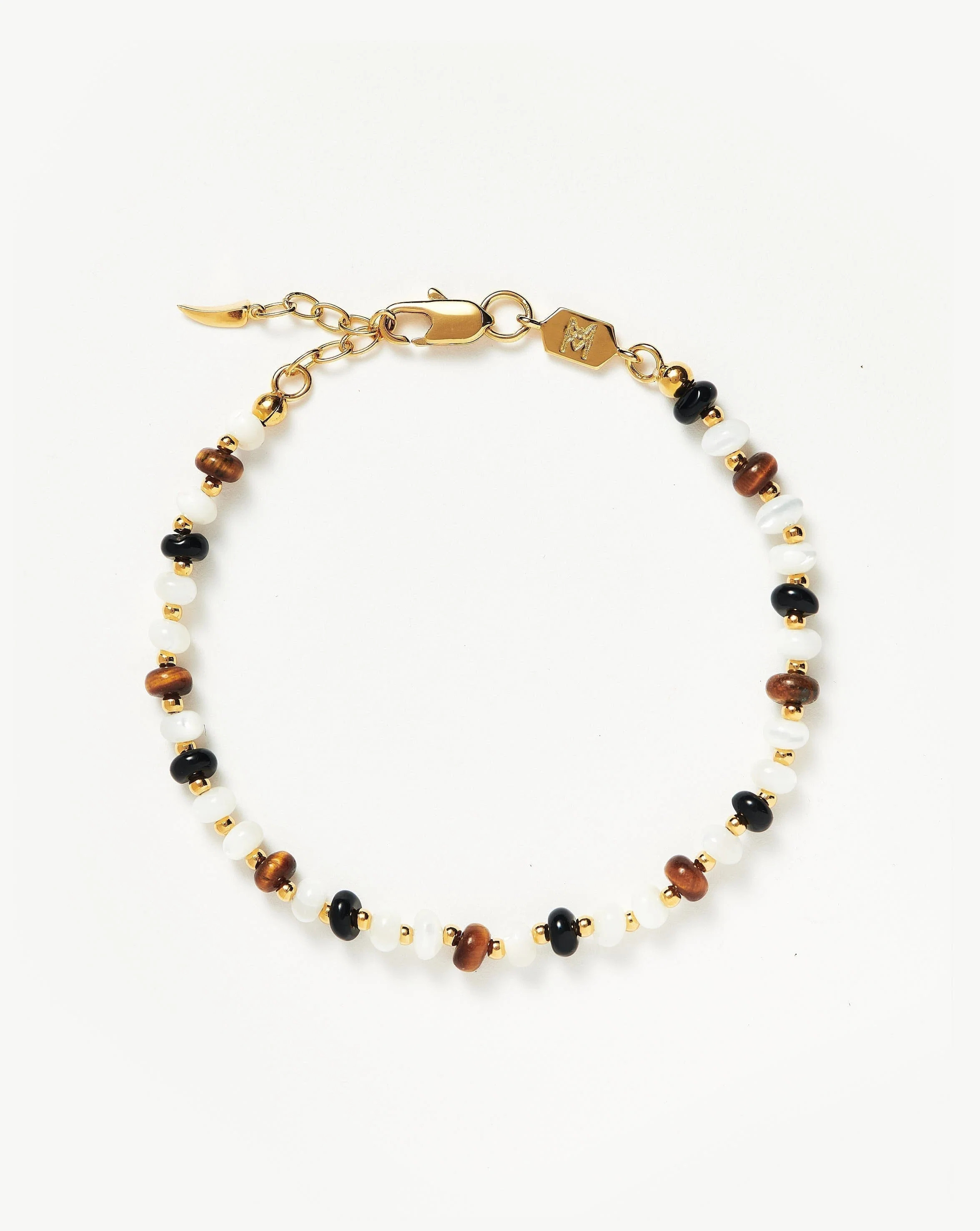 Savi Pearl & Gemstone Beaded Bracelet | Gold | Missoma US | Missoma US