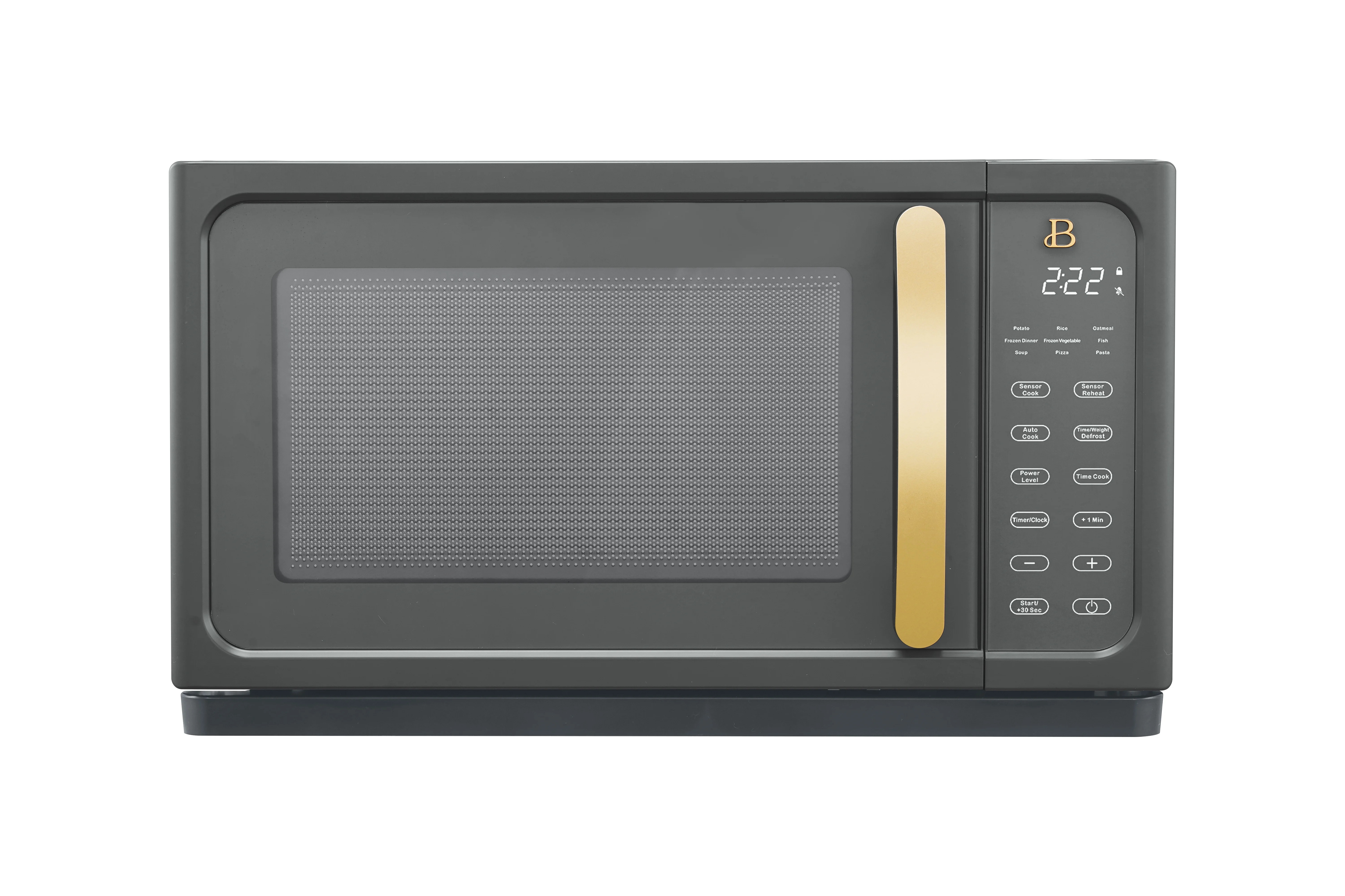 Beautiful 1.1 Cu ft 1000 Watt, Sensor Microwave Oven Oyster Grey by Drew Barrymore | Walmart (US)