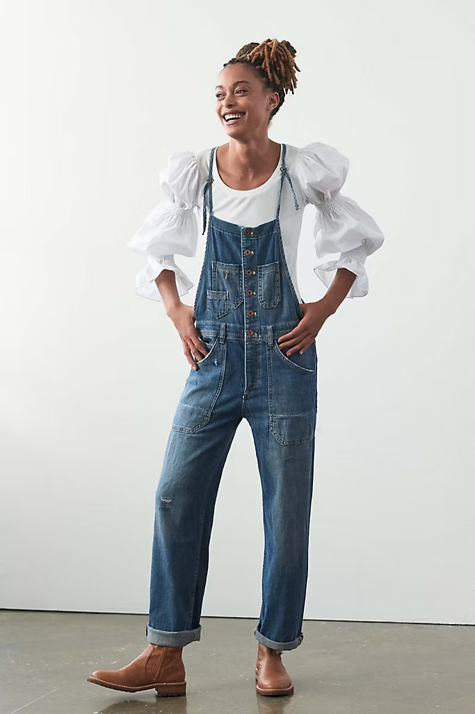Pilcro Painters Denim Overalls | Anthropologie (US)