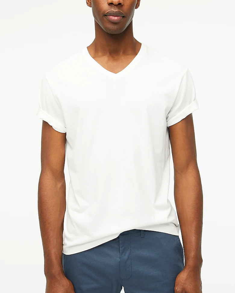 Slim washed jersey V-neck tee | J.Crew Factory