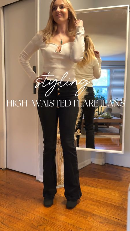High waisted flare jeans from Zara (linked similar one from a revolve!)

Winter style • casual outfit • high waisted jeans outfit • jeans for winter 

#LTKworkwear #LTKVideo #LTKstyletip
