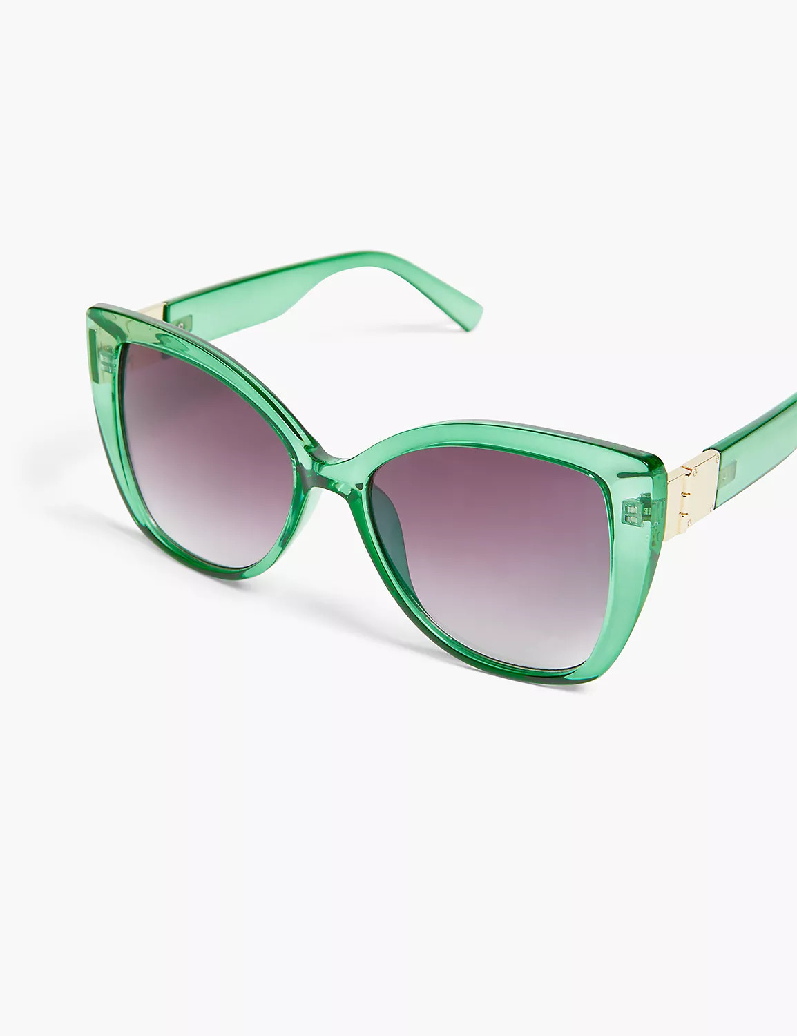 Irish Green Jelly Cat Eye Sunglasse | LaneBryant | Lane Bryant (US)