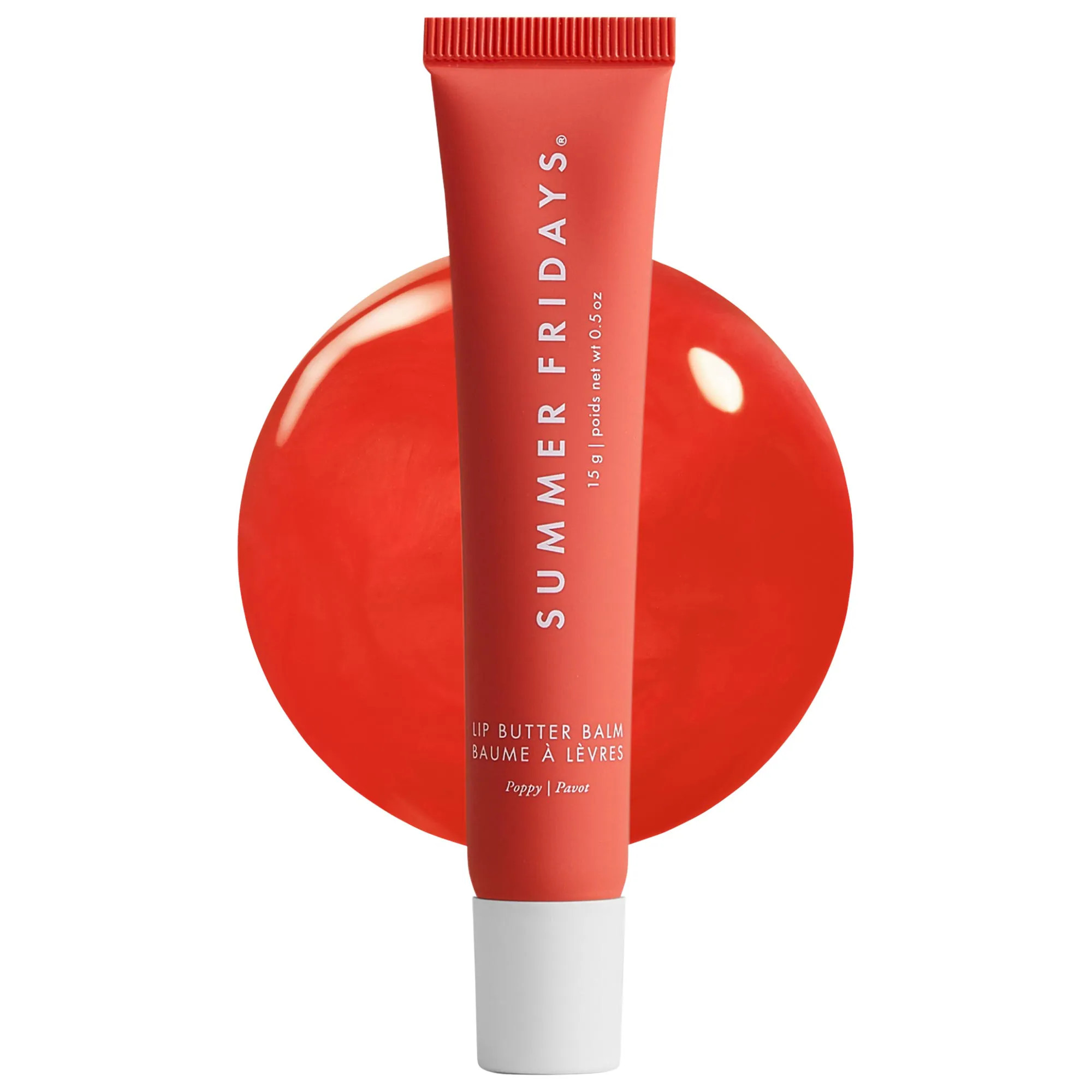 Summer Fridays Lip Butter Balm Poppy 0.5 oz / 15 g | Sephora (US)