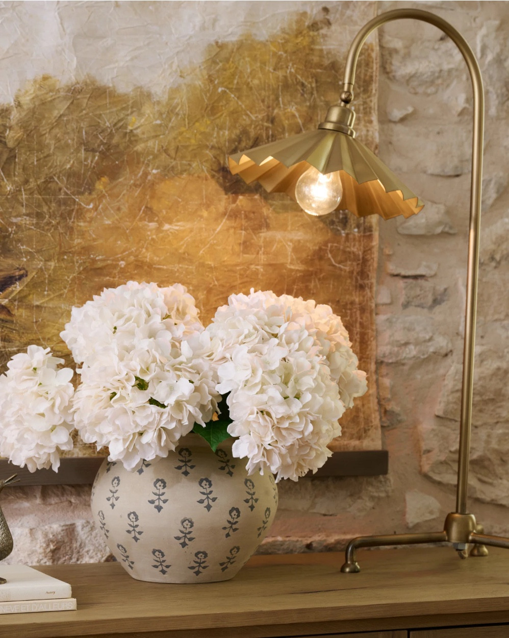 Oversized Brass Pleat Task Lamp
On Sale! $102.40
Gimme all the brass!!! And pleated?! Yes please! 