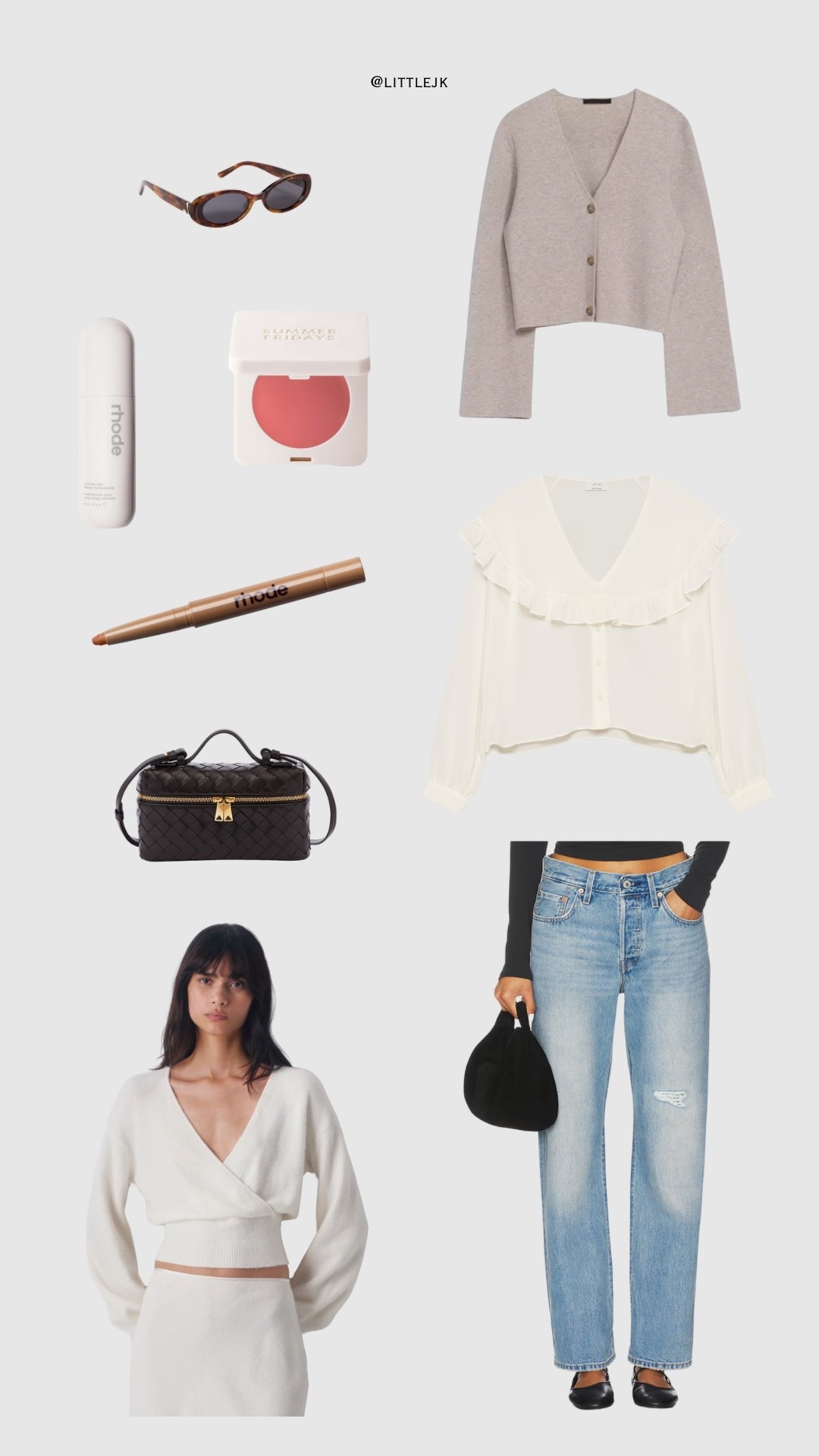 On pair of denim / 3 different outfits 

+linked exact below 

#LTKCon #LTKSeasonal #LTKStyleTip
