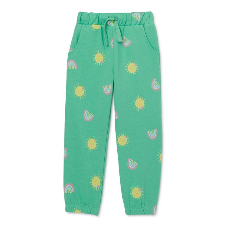 Garanimals Toddler Girl Print Fleece Jogger, Sizes 18M-5T | Walmart (US)