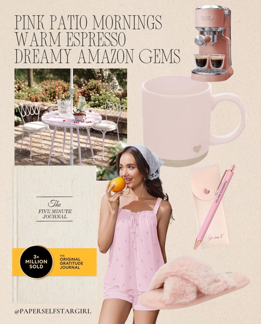 Find in my Cozy Vibes Collection. 🌸🤍 Slow pink summer mornings spent sipping espresso barefoot on the patio in the coziest little world of blush and sunshine…. and it’s all on Amazon.

Shop now for your dreamy summer morning! ☀️

#LTKselfcare #LTKHome #LTKMidsize