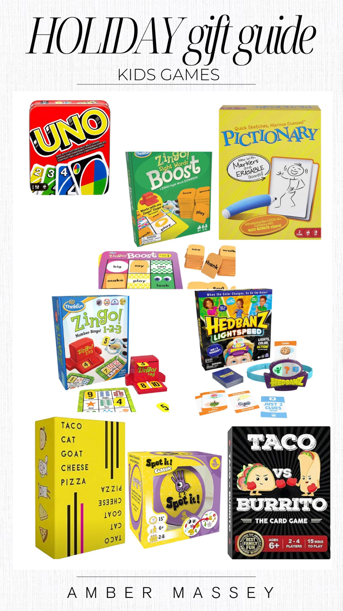 Gift ideas for kids | games for kids. 

Gift guide | stocking stuffers | family game night

#LTKGiftGuide #LTKfindsunder50 #LTKkids