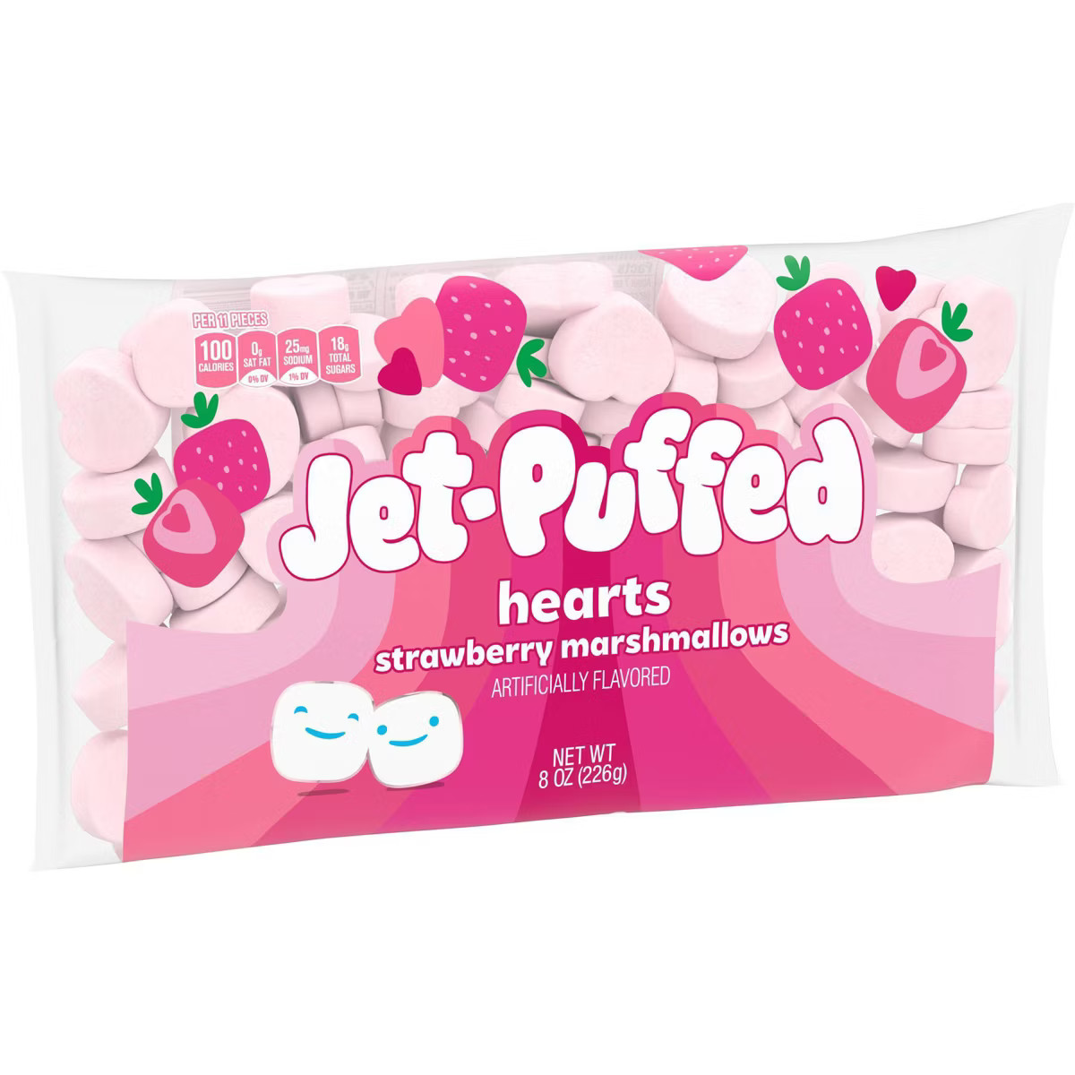 Kraft Jet-Puffed Strawberry Marshmallow Hearts - 8oz | Target
