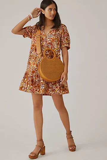 Pilcro Puff-Sleeve Tunic | Anthropologie (US)
