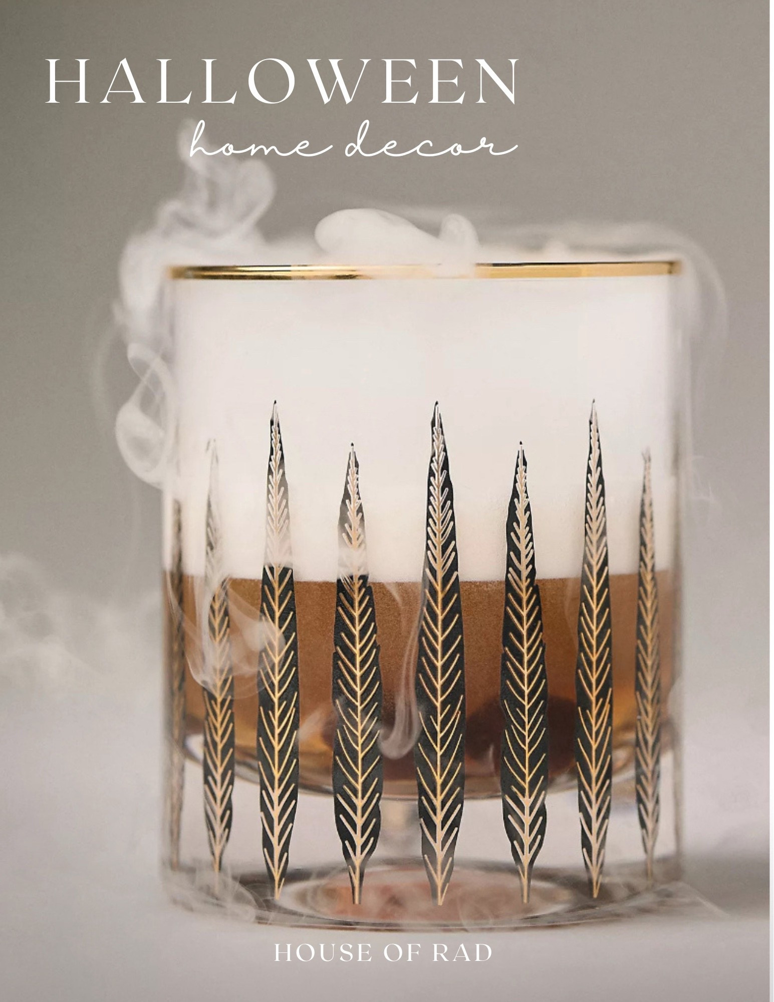 Fall home decor
Halloween home decor
Old fashion glasses
Gold glasses 
Anthropologie home 
Catherine Martin 

#LTKHome #LTKSeasonal