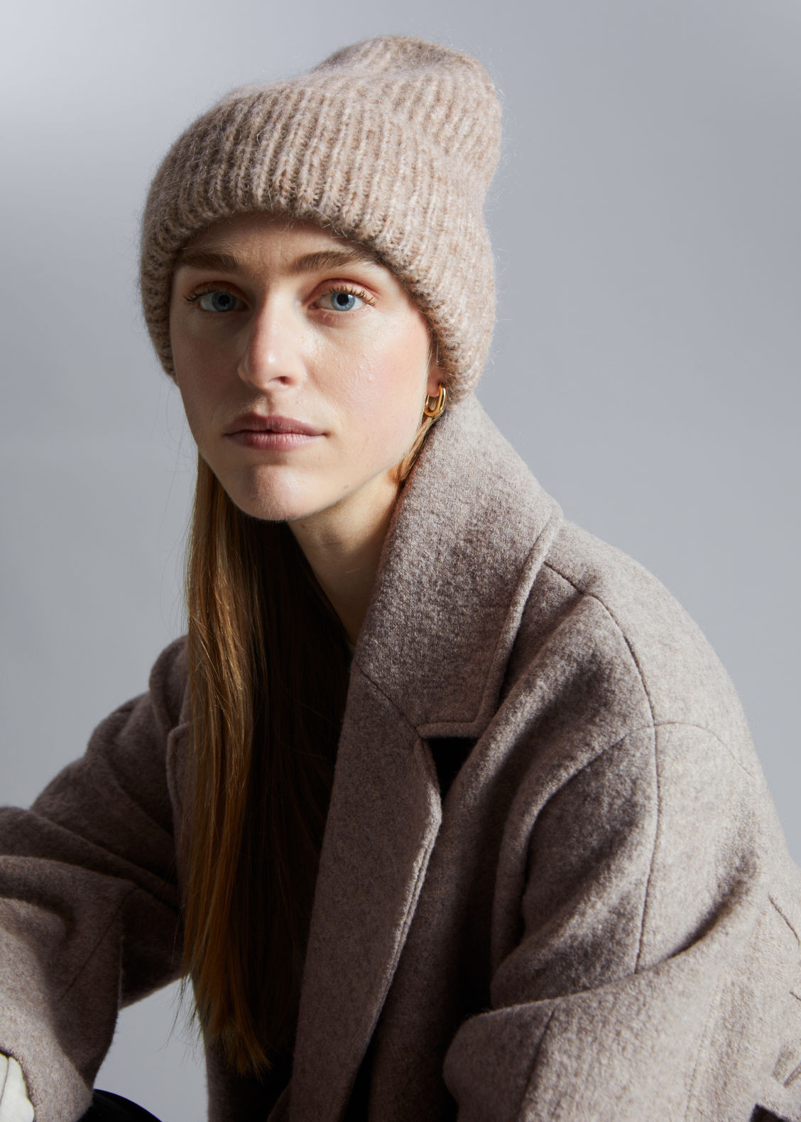 Wool Blend Beanie - Rust | & Other Stories US