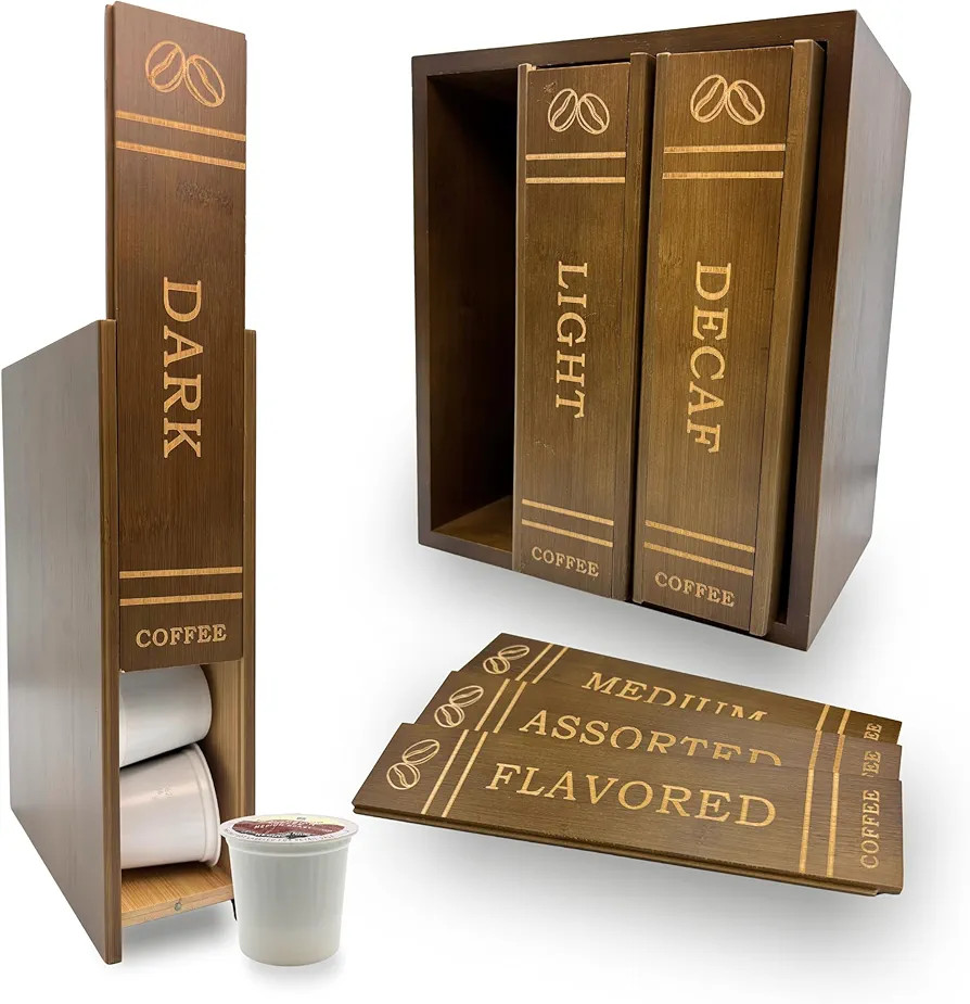 The Coffee Pod Library | Elegant Countertop Organizer & Display for Coffee Lovers | Compatible wi... | Amazon (US)