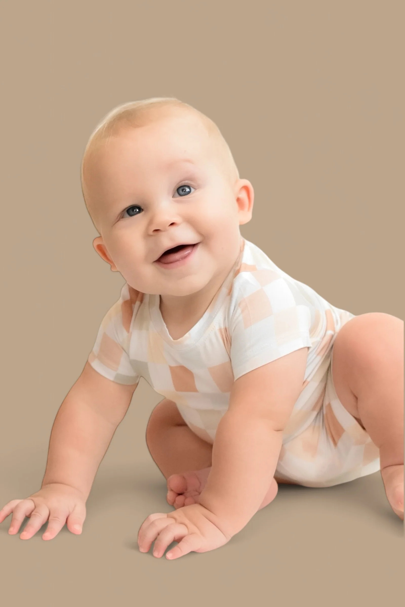 MUTED CHECKERS DREAM SHORT SET | Dream Big Little Co.