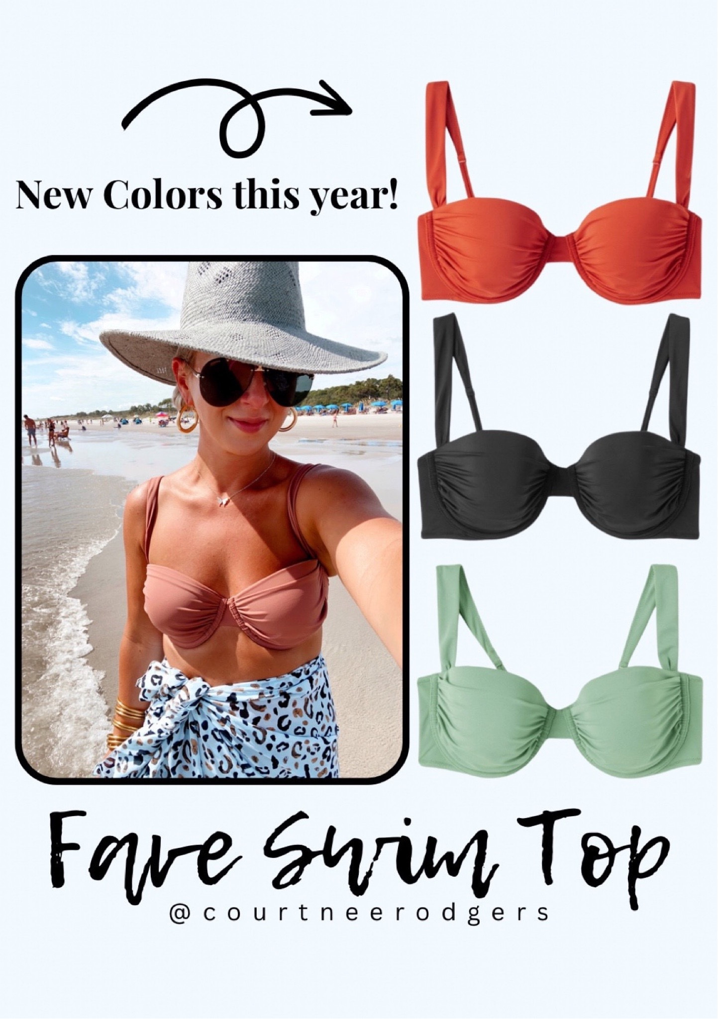 Favorite Swimsuit Top is back in new colors this year! 👏🏻💗 Runs TTS!

Swimsuits, spring style, beach vacation, Target swim, bikini 

#LTKstyletip #LTKunder100 #LTKswim