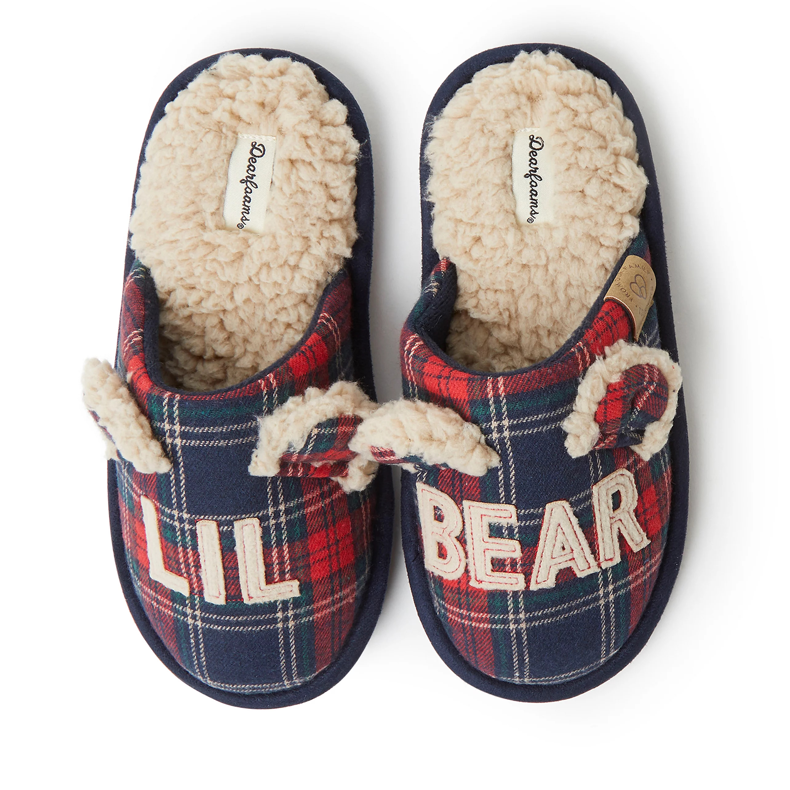 Kids' Dearfoams Lil Bear Scuff Slippers | Kohl's