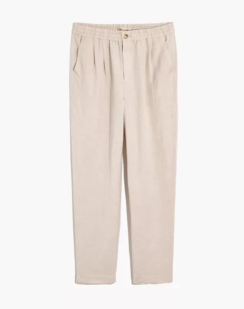 Linen-Blend Track Trousers | Madewell