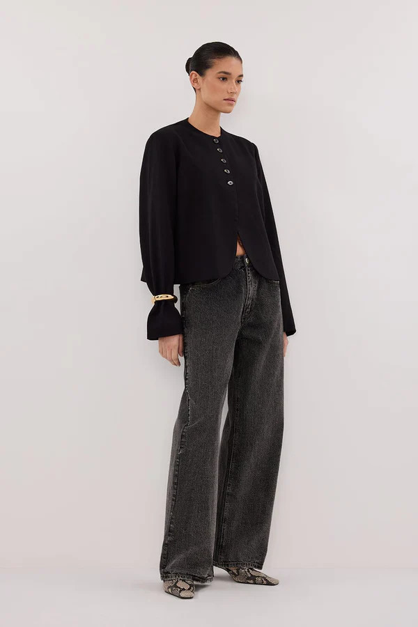 REAGAN 2.0 WASHED BLACK SLOUCHY JEAN | DISSH