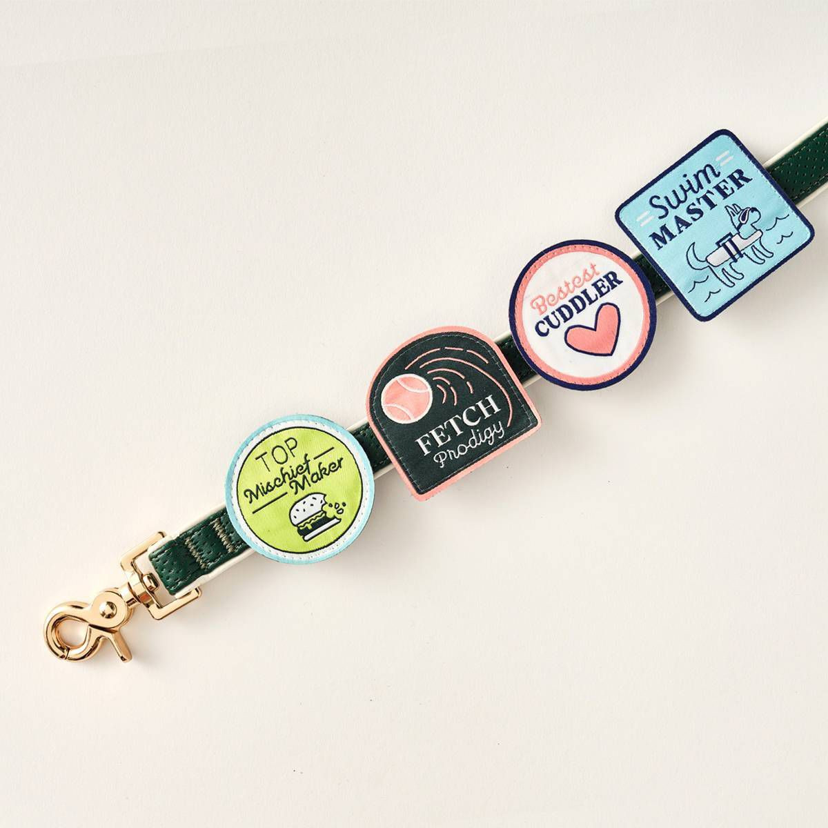 Hooray House 4pk Badges Dog Pet Collar Slides | Target