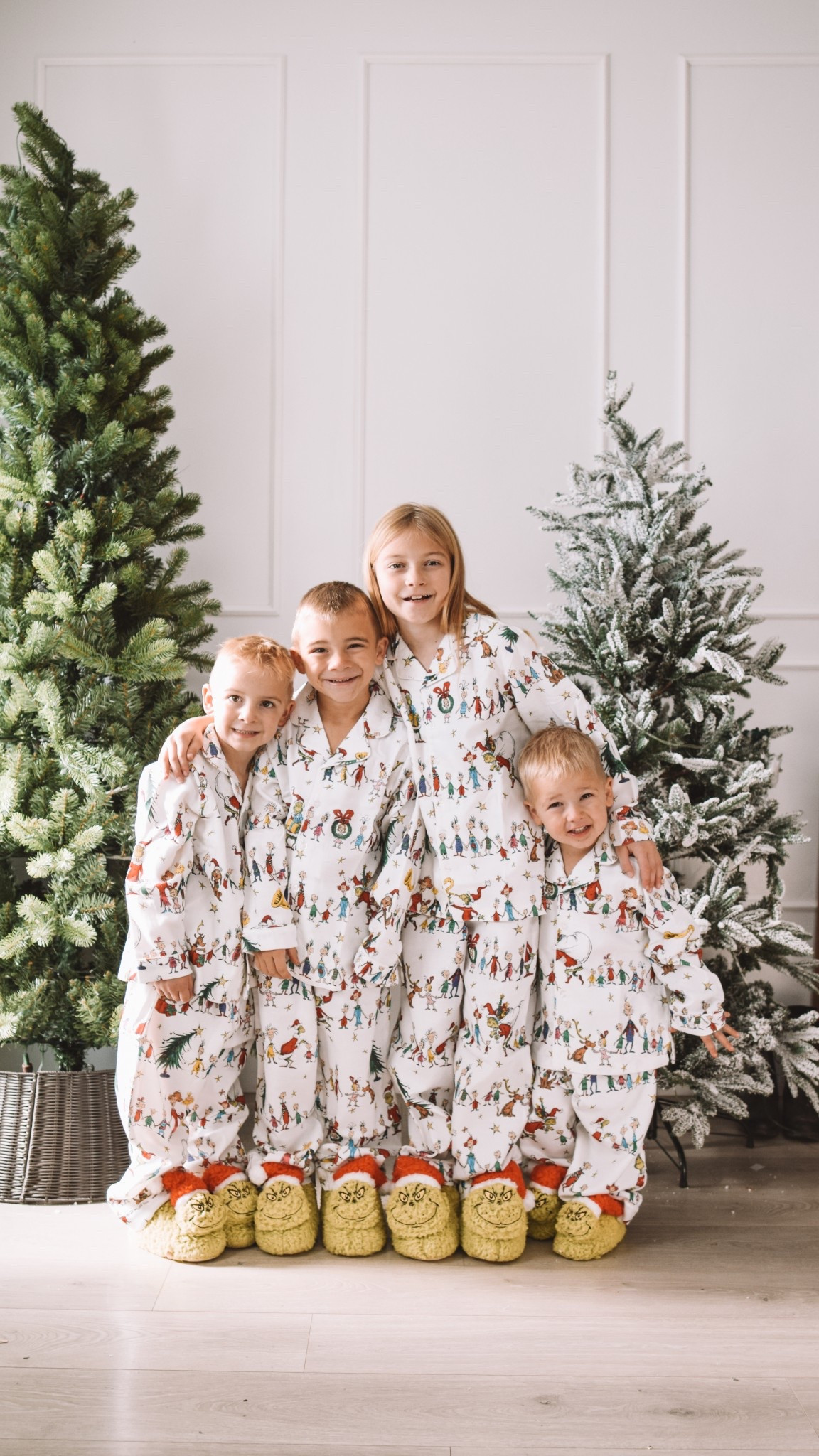 Matching family Christmas pajamas in the cutest Grinch print 🎄💚
Linked the exact sets + the slippers!

#LTKmomlife #LTKKids #LTKHoliday