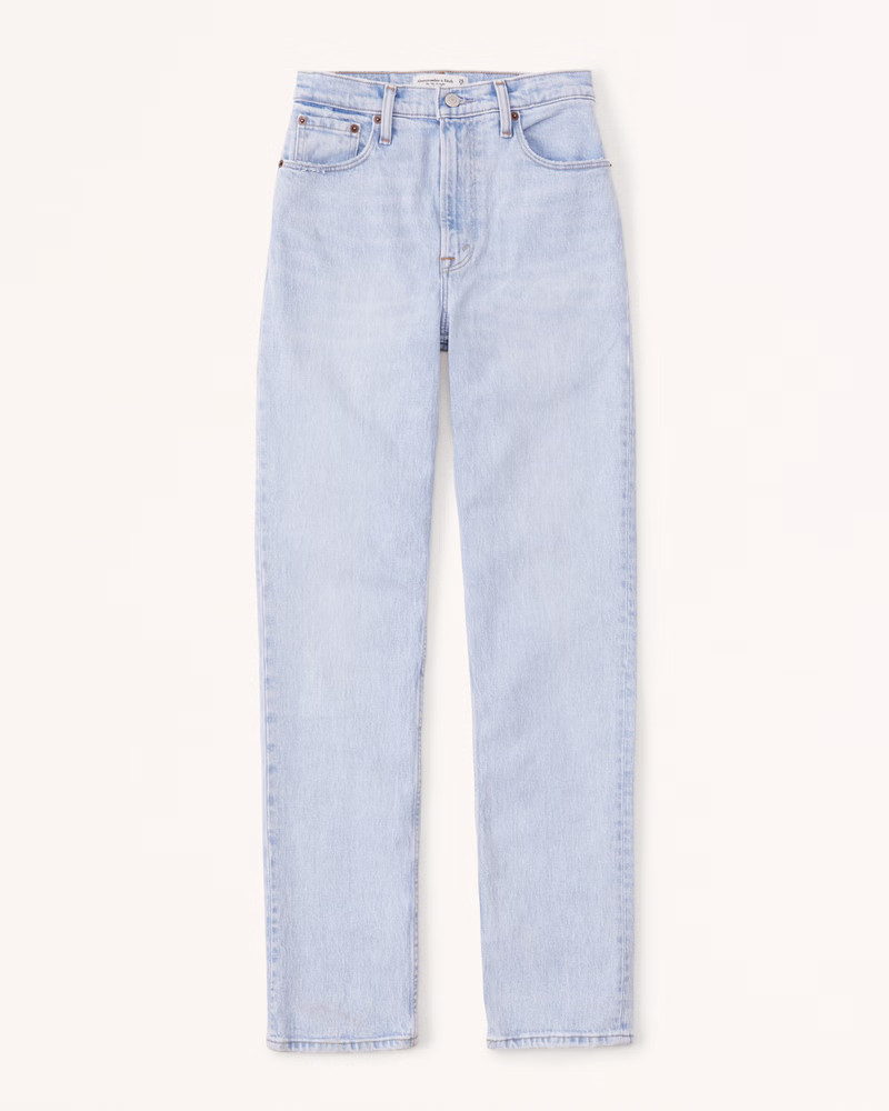 Ultra High Rise 90s Straight Jean | Abercrombie & Fitch (US)