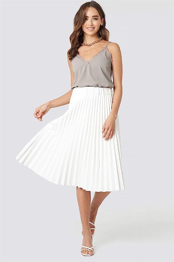 Diana Fashion Women Pleated Midi Skirt | Amazon (US)