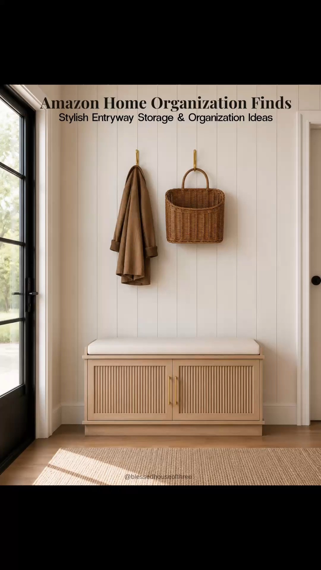 Stylish storage that actually looks good in your home 🤎 #affiliatelink These Amazon home organization finds are perfect for creating a functional, clutter-free entryway without sacrificing style. From an entryway storage bench and hall tree with hidden shoe storage to woven storage baskets for blankets, bags and everyday essentials, these are such pretty organization solutions for a small entryway, mudroom or foyer. I love the warm wood tones and woven textures for a neutral home while still giving you plenty of practical storage. Sharing some of my favorite Amazon entryway storage ideas, small space organization finds, shoe storage solutions, mudroom storage and stylish home organization finds!

#LTKHome #LTKSaleAlert
