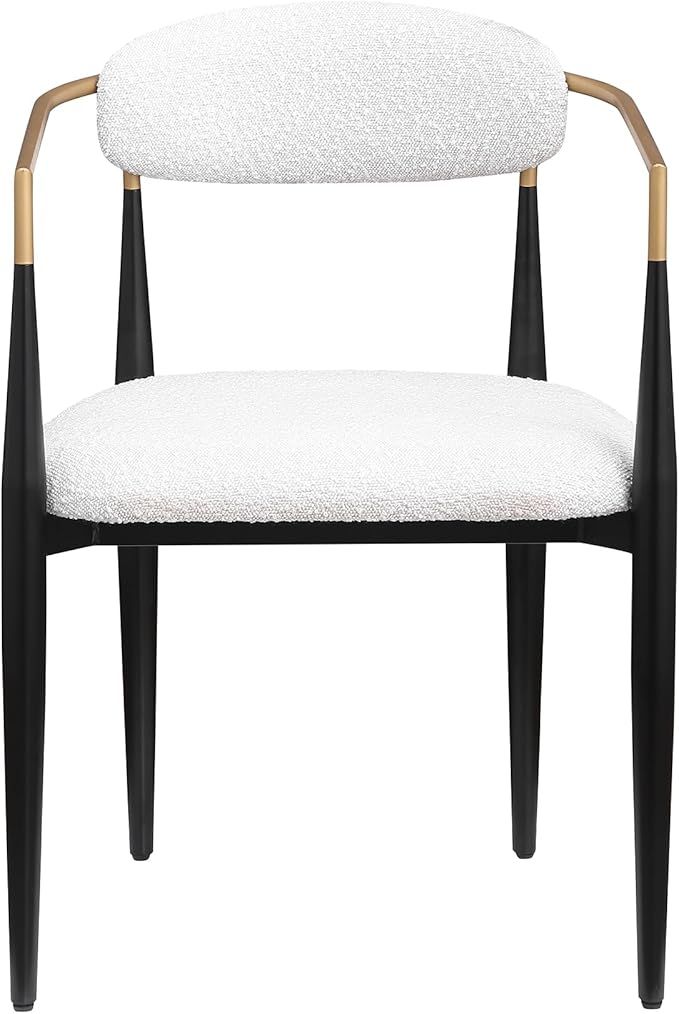 Morden Fort Dining Chair Set of 2, Mid-Century Modern Boucle Dining Room Chairs, Luxury Upholster... | Amazon (US)