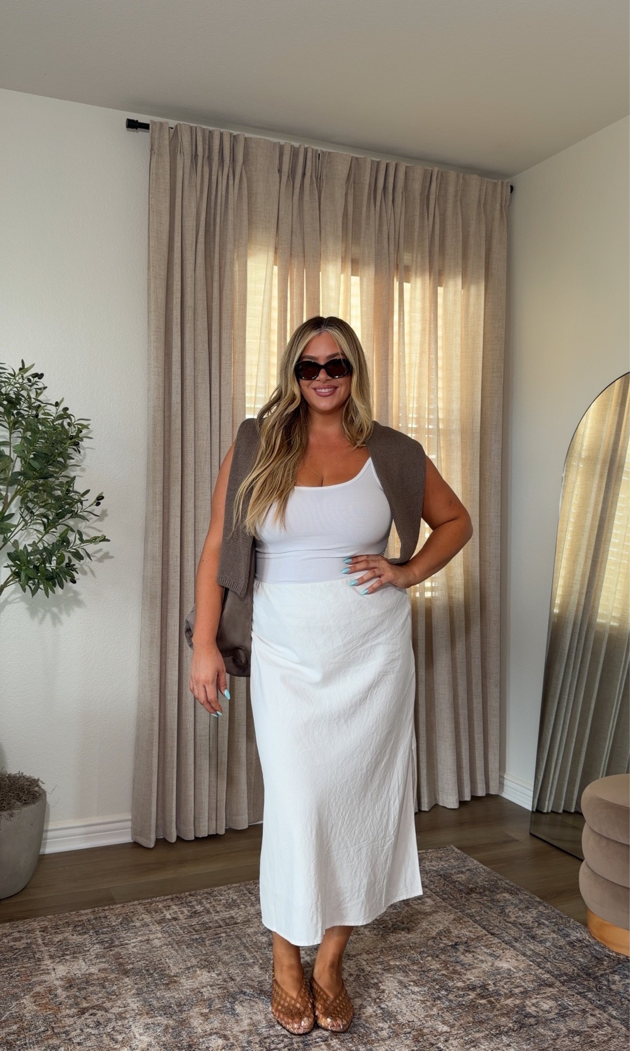 chic summer outfit ☀️ wearing everything in an xl!

#LTKootd #LTKSeasonal #LTKMidsize