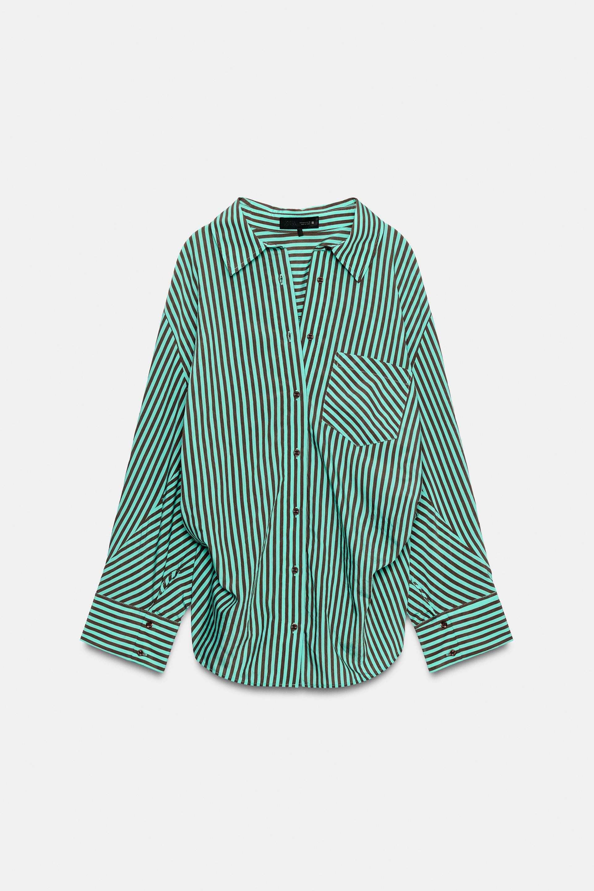 OVERSIZE STRIPED SHIRT | Zara US
