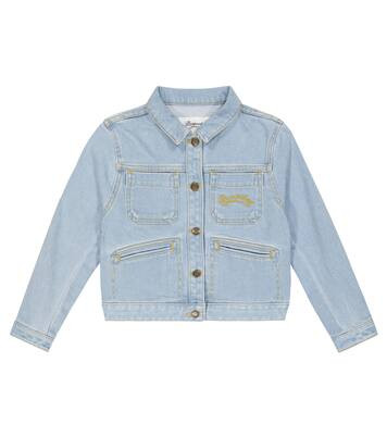 Chaqueta Cassidy en denim con logo | Mytheresa (INTL)