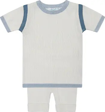 Rib Knit Top & Pants Set | Nordstrom