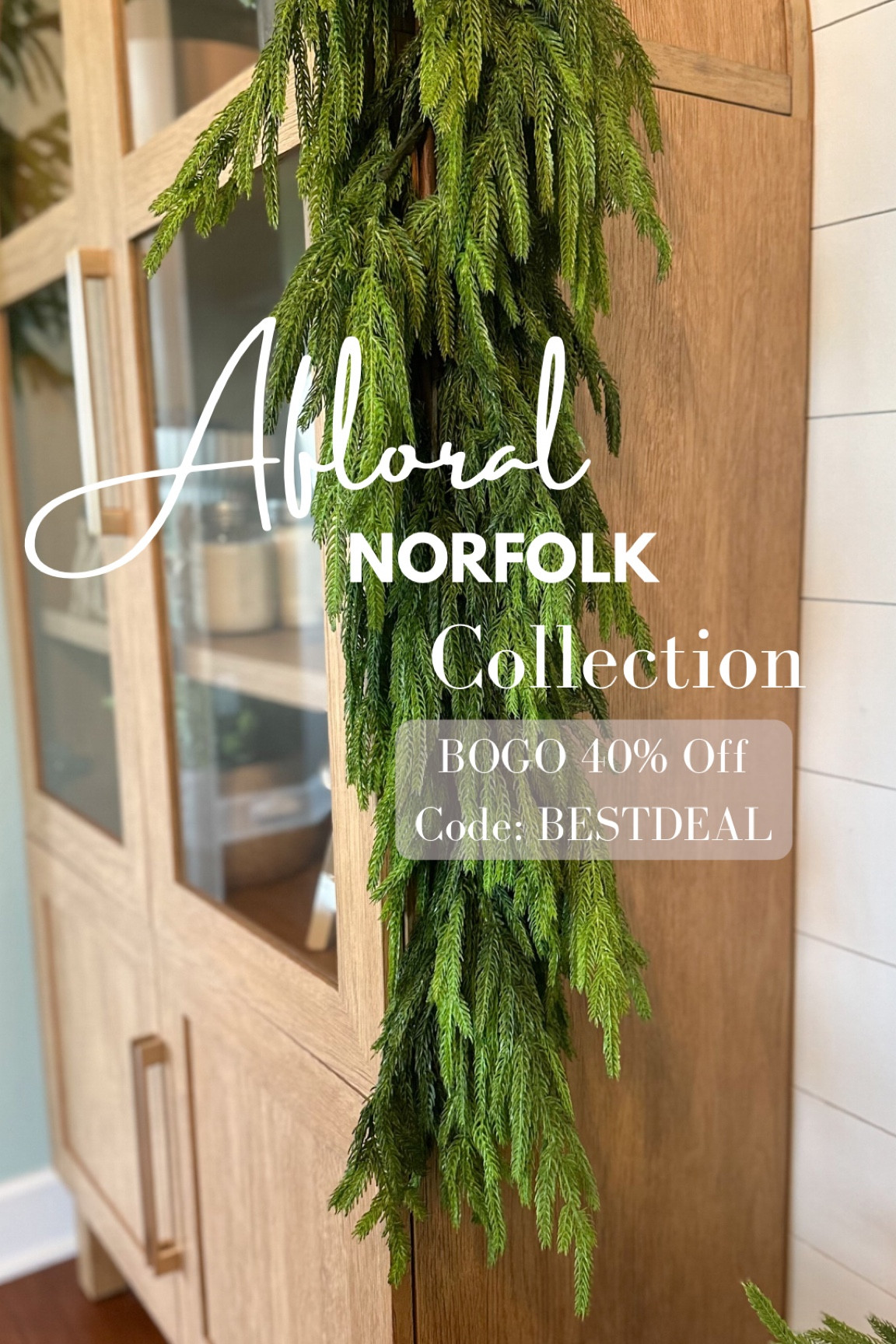 Afloral has a sale on all of their Holiday Collections including the Norfolk Pine! This is definitely a splurge but super nice and high quality investment pieces! 

I have the 96” deluxe garland and the 36” pine tree! 

Use code BESTDEAL through 11/23! 

#LTKSeasonal #LTKSaleAlert #LTKHoliday