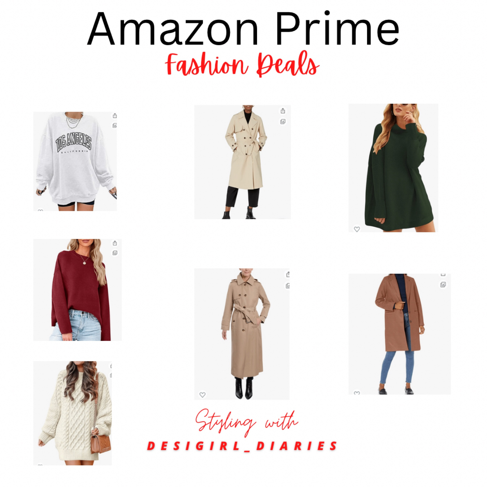 Amazon prime fashion Deals

#LTKunder50 #LTKsalealert #LTKstyletip