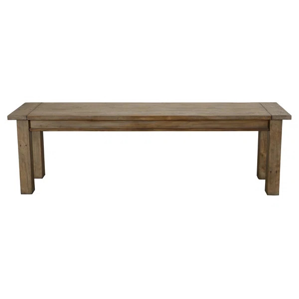 Elland Driftwood Wood Bench | Wayfair North America