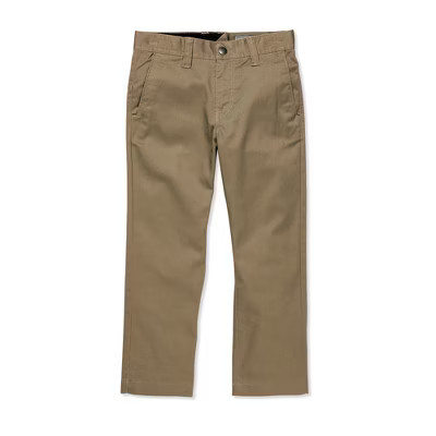 Volcom Toddler Boys  Modern Stretch Pants, Khaki - 6 | Target