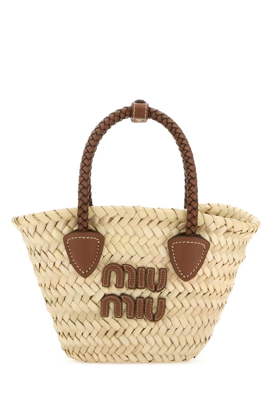 Miu Miu Logo Detailed Shopping Bag | Cettire Global