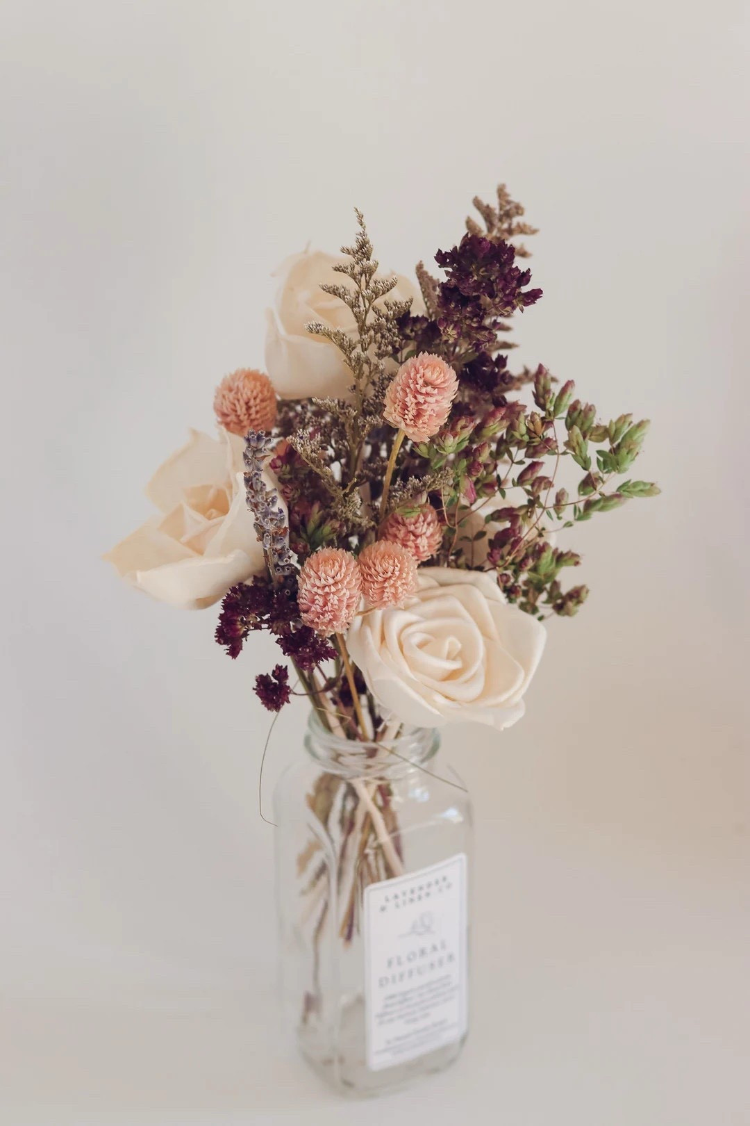 Add a beautiful and fragrant touch to your space with this floral reed diffuser by NustadFamilyRanch. Featuring dried caspia, globe amaranth, and sola wood flowers, this flame-free diffuser provides long-lasting scent while doubling as elegant home decor. Perfect for bathrooms, bedrooms, or home offices, the 8 oz diffuser slowly releases fragrance for up to 5–6 months, creating a calm and inviting atmosphere without the need for candles.

#LTKHome #HomeDecor #ReedDiffuser #FloralDecor #FlamelessHome #SolaFlowers #RelaxingHome #GiftIdeas #HomeFragrance #NaturalDecor #LTKGiftGuide #CozyHome 

#LTKHome #LTKWedding #LTKSeasonal