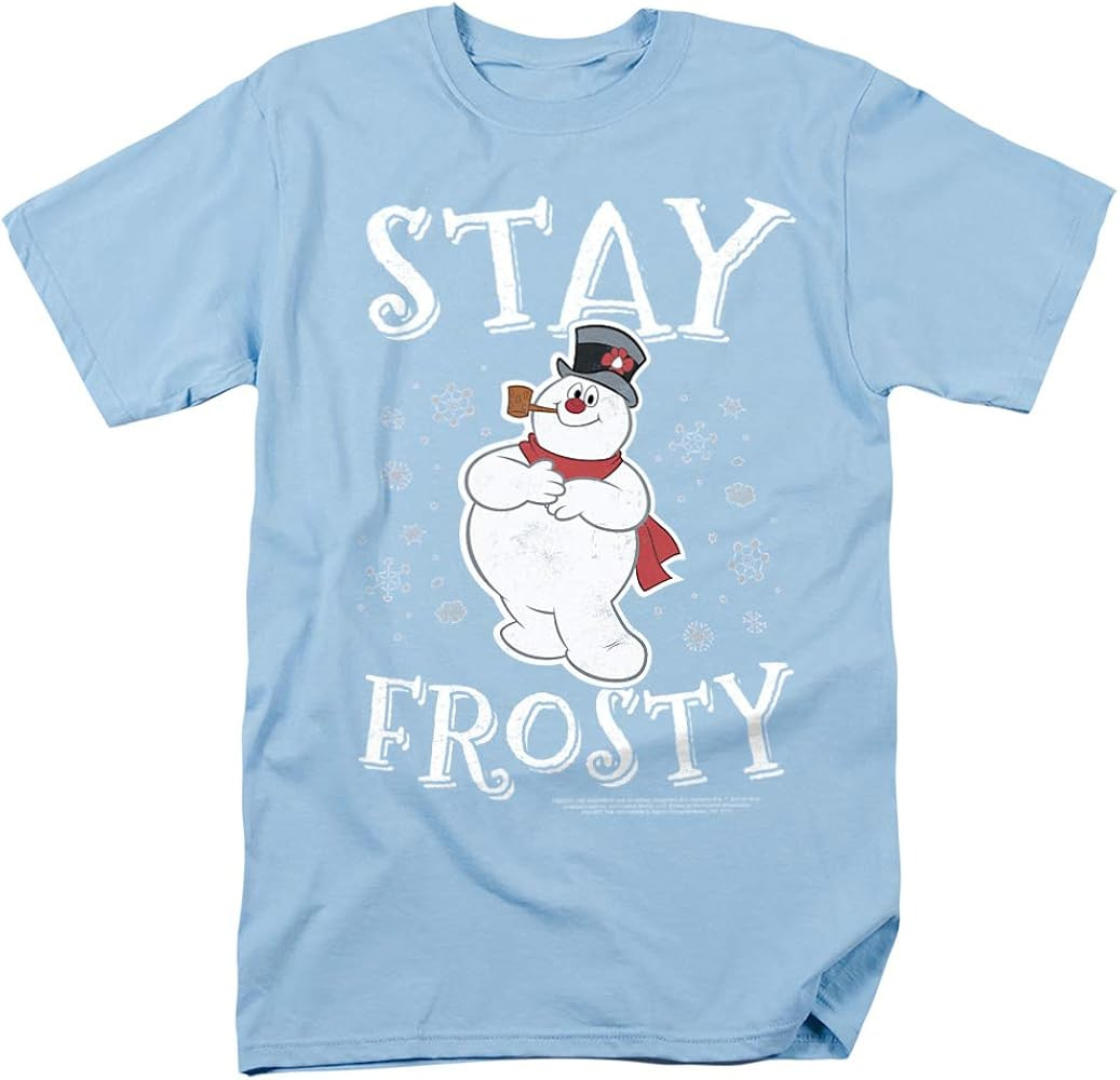 Frosty The Snowman Stay Frosty Unisex Adult T Shirt for Men and Woman | Amazon (US)